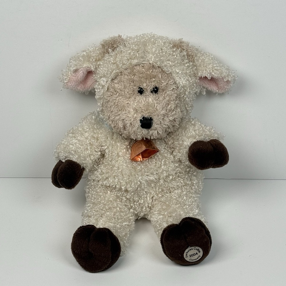 Starbucks Bear In Sheep Costume Bell Coffee Plush Bearista 31st Edition Vintage